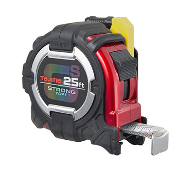 Tajima GSSF-25BW GS Lock 25' Tape Measure with SAFETY BELT HOLDER